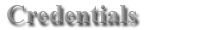 Credentials